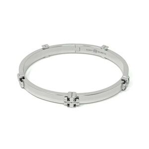 Tory Burch Sterling Silver Tone Women's Link Bracelet - Silver
